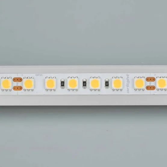 Фото #2 товара Светодиодная лента RT 6-5050-96 24V White6000 3x (480 LED) (Arlight, 23 Вт/м, IP20)