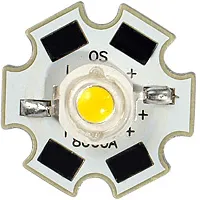 Фото товара Мощный светодиод OS-Star-5W WHITE 6500K (ANR, STAR type)