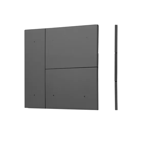 Фото товара INTELLIGENT ARLIGHT Накладка панели KNX-23-3G-SUF Dark Grey (Backlightless) (IARL, IP20 Металл, 2 года)